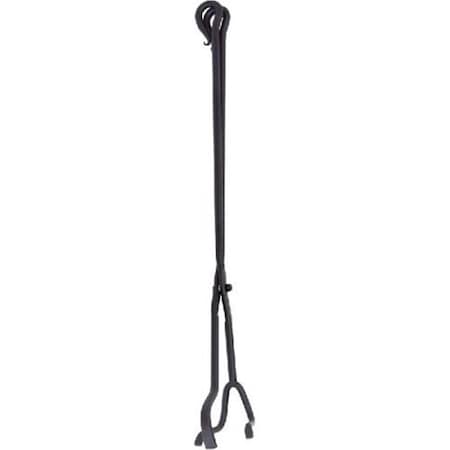 Dagan Individual Hearth & Fire Pit Tool with Hook Handle - , Black TONG